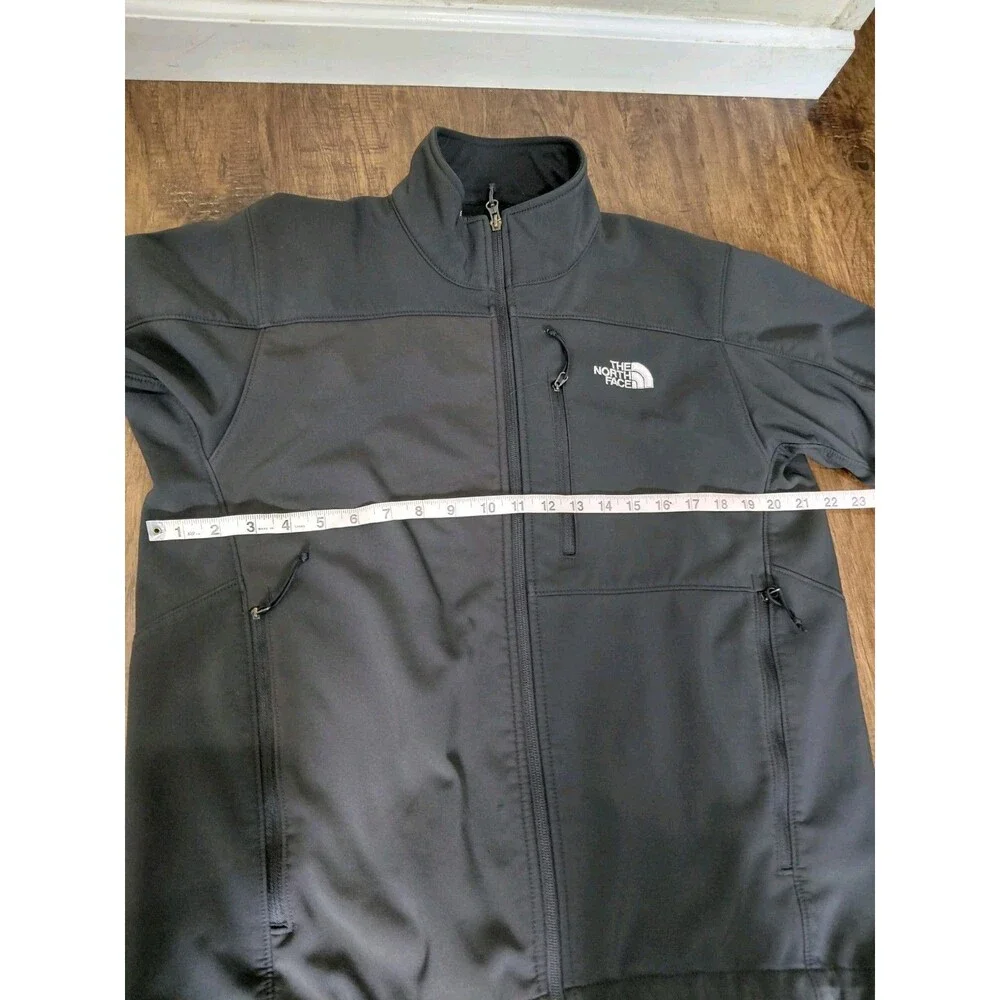 The North Face Mens Apex Bionic Jacket Softshell Fleece Lined Mens Sz M Black
